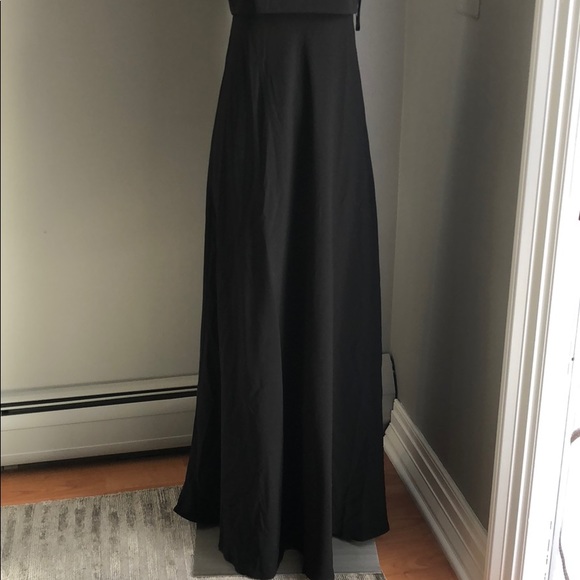 BHLDN Jill Stuart Black maxi dress Bridesmaid NWT - Picture 5 of 7